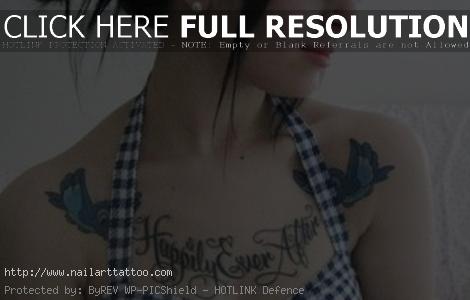 chest tattoos quotes for girls