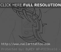 chest tribal tattoos designs