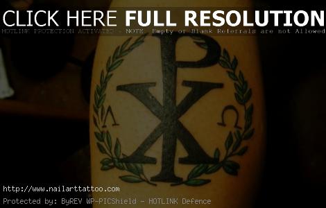 chi rho tattoo designs