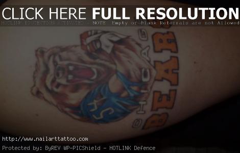 chicago bears tattoos pics