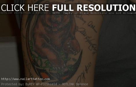 chicago bears tattoos pictures