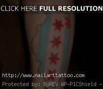 chicago flag tattoo