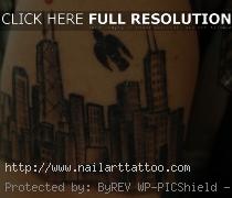 chicago skyline tattoos designs