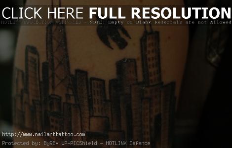 chicago skyline tattoos designs