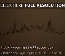chicago skyline tattoos gallery