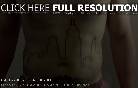 chicago skyline tattoos gallery