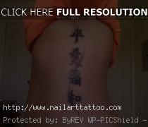 chinese character tattoo meanings