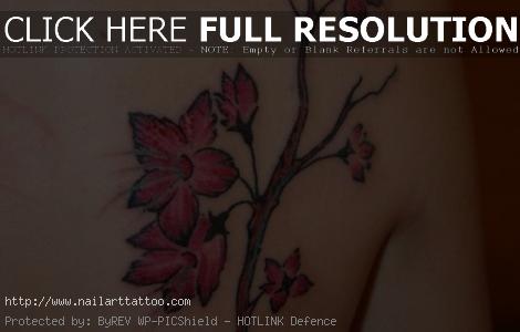 chinese cherry blossom tattoo