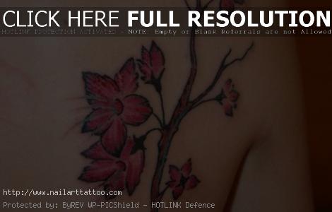 chinese cherry blossom tattoo