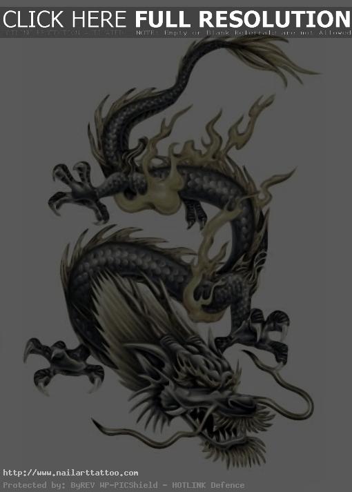 chinese dragon tattoo designs free