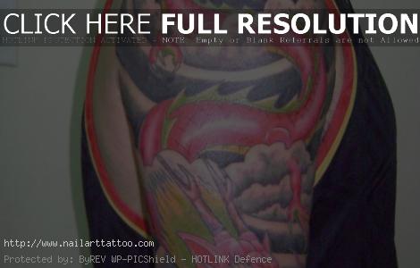 chinese dragon tattoo half sleeve