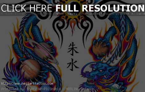 chinese dragon tattoo wallpaper