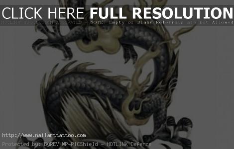 chinese dragon tattoos designs