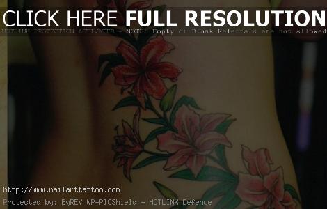 chinese flower tattoos