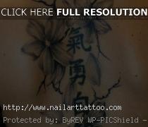 chinese flower tattoos for girls