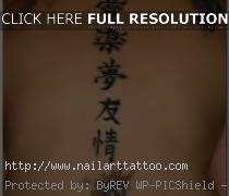 chinese letter tattoos for girls