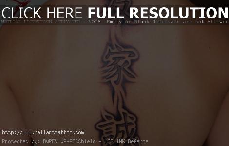 chinese letters tattoos meaning