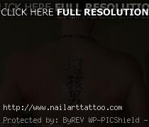 chinese symbol tattoos for men