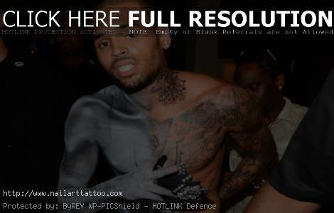 chris brown illuminati tattoo