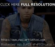 chris brown s tattoo