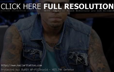 chris brown s tattoo