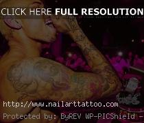 chris brown sleeve tattoos