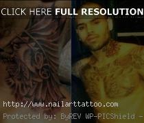 chris browns tattoos