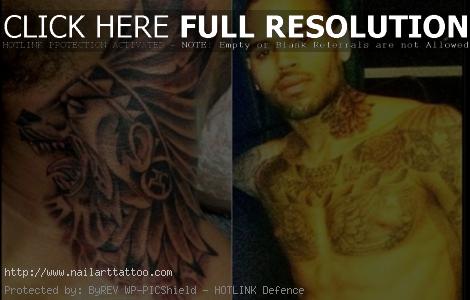 chris browns tattoos