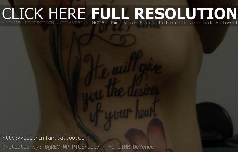 christian tattoos for women