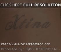 christina aguilera tattoo