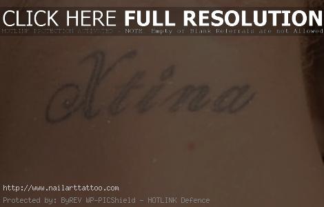 christina aguilera tattoo