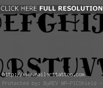 classic tattoo font