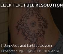 clock tattoo designs for women