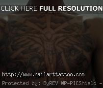 cloud chest piece tattoos for men