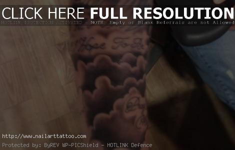 cloud tattoo designs in a sleeve