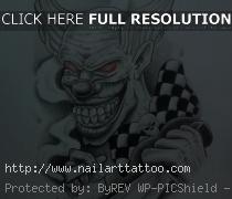 clown tattoo designs