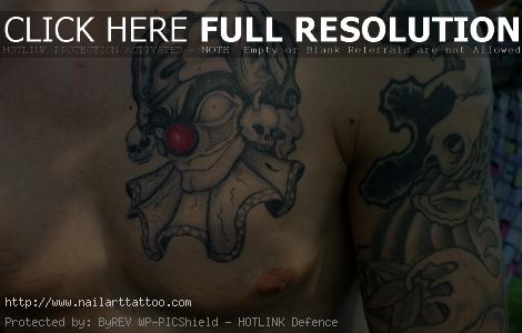 clown tattoo designs for men