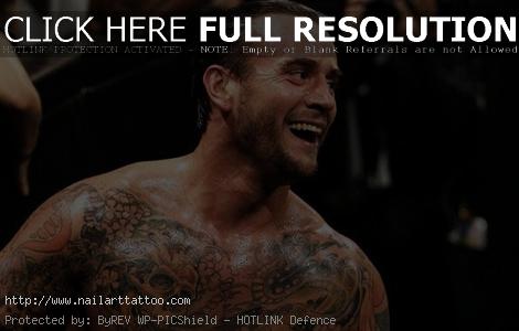 cm punk tattoos