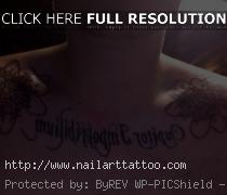 collar bone tattoos for men