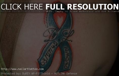 colon cancer memorial tattoos