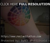 color wheel tattoo