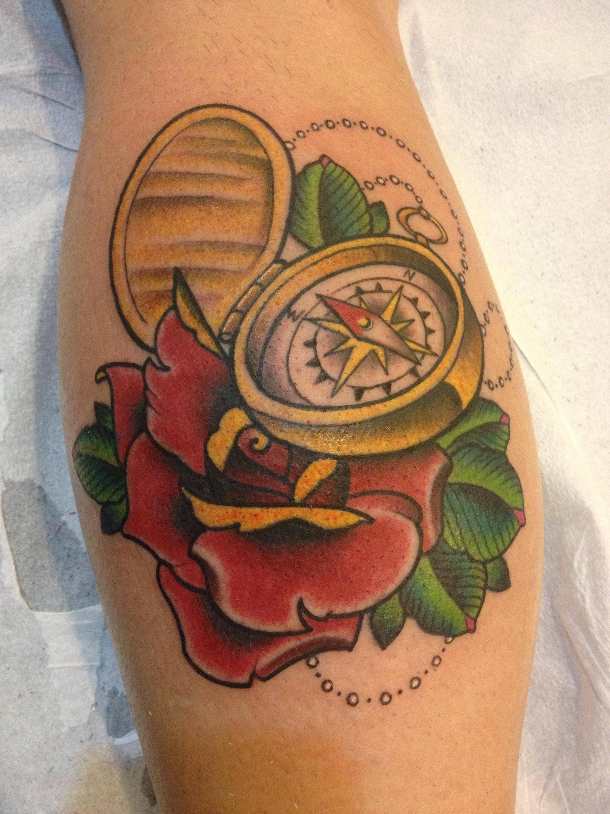 compass rose tattoo designs