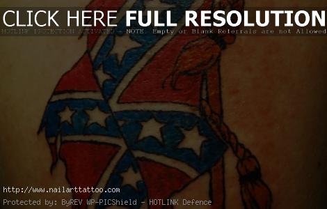 confederate flag tattoo