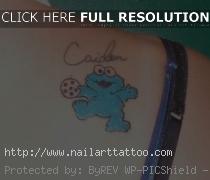 cookie monster tattoo