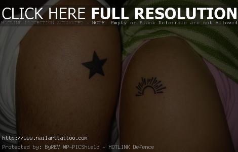 cute brother and sister matching tattoos
