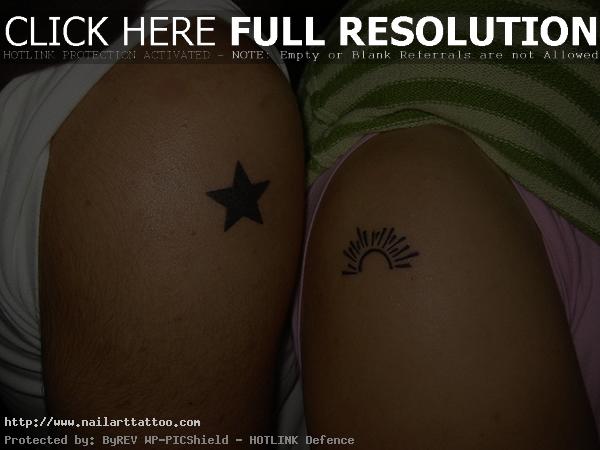 cute brother and sister matching tattoos