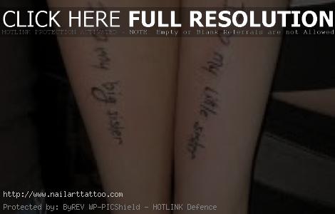 cute brother and sister tattoos