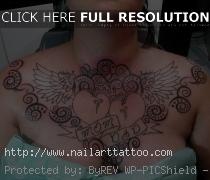 female chest plate tattoos
