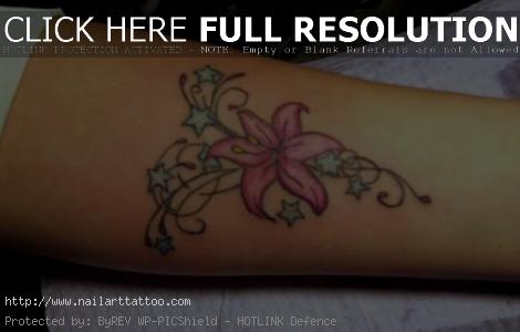 flower bracelet tattoo designs