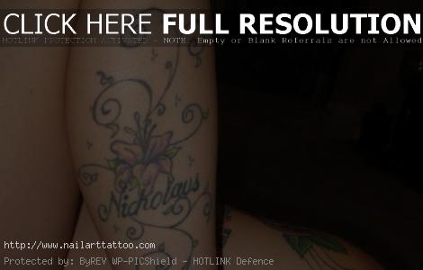 full calf tattoos for women